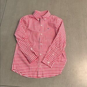 Vineyard Vines Boys Red Checkered Shirt